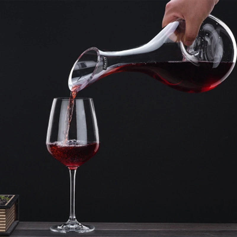 Quality Wine Decanter Design Snail Style Decanter Red Wine Carafe Lead Free Glass Decanter Superior Wine Aerator