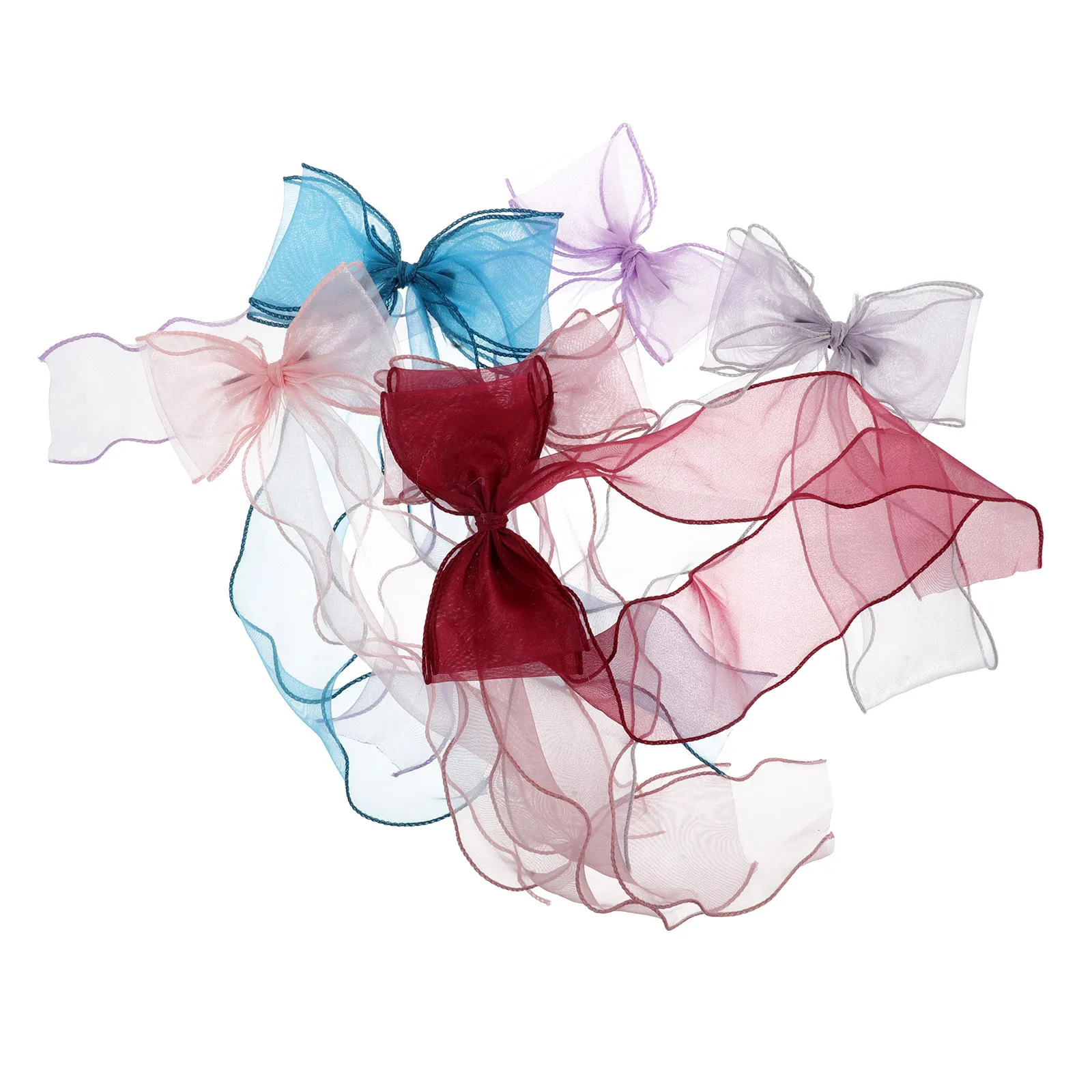 

Набор из 6 заколок для волос с бантиками из органзы, элегантные легкие аксессуары для волос для свадеб, вечеринок, для девочек и женщин, в стиле феи