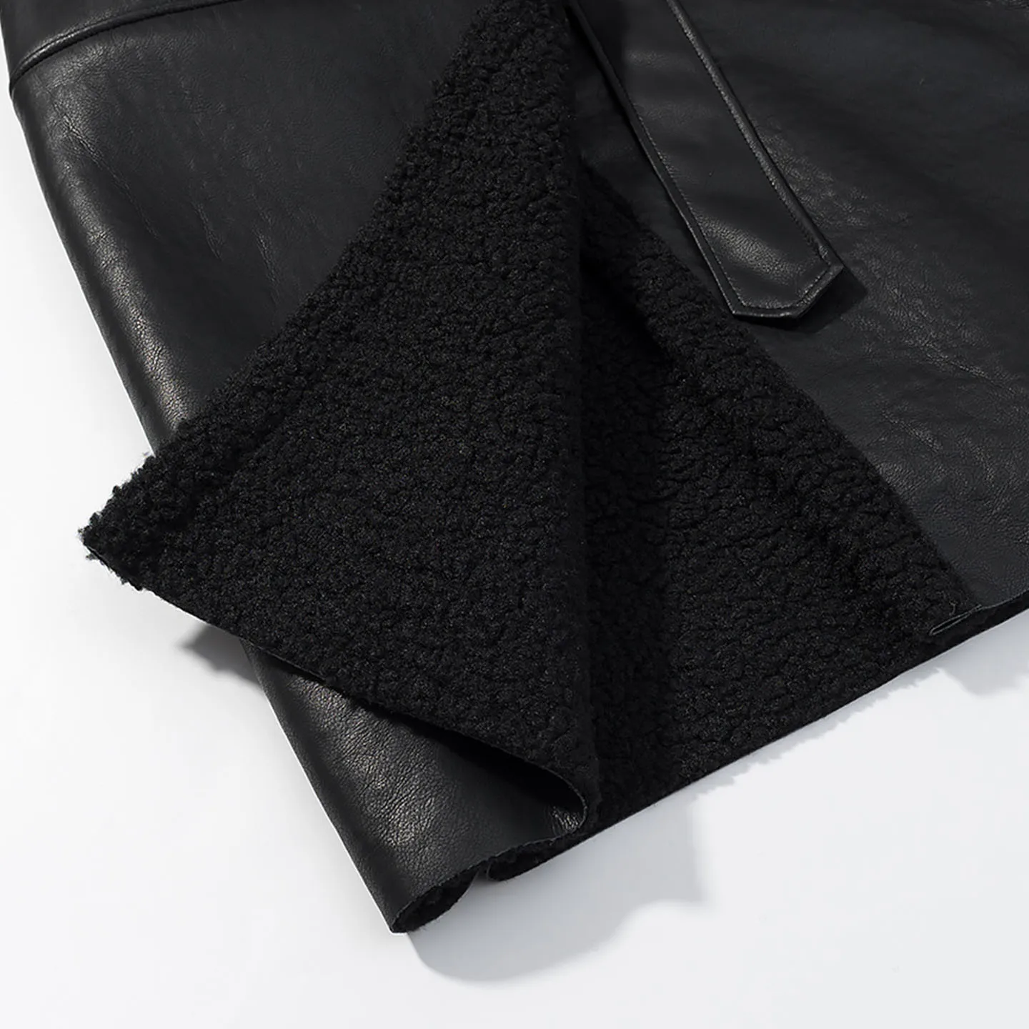 Z Long Coat Autumn 2025 Women's Faion Personali Temperament Warm Collar Stand up Daily Wear Leather Jaet