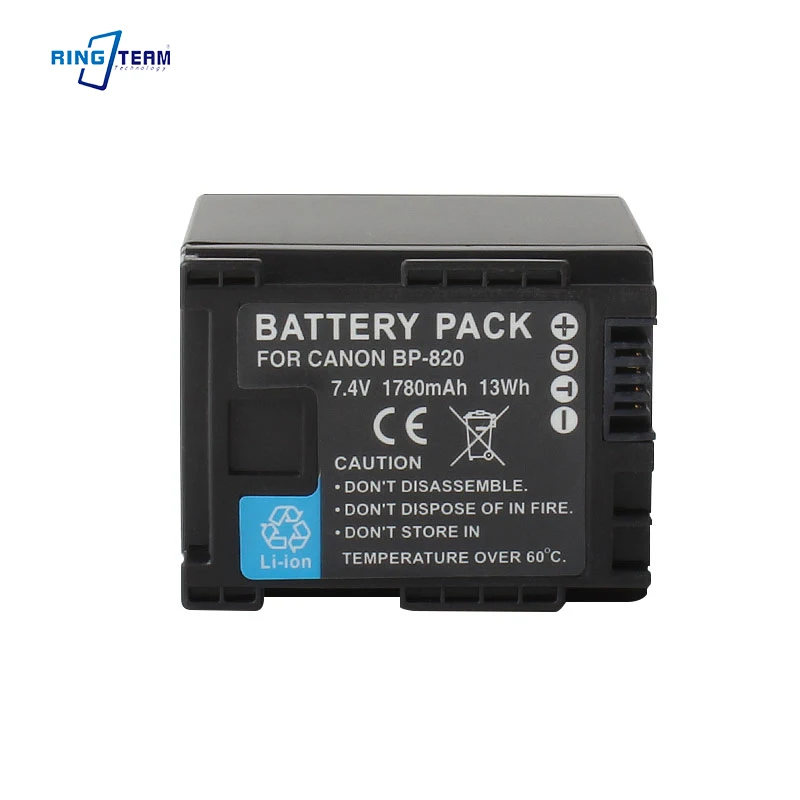 1780mAh BP-820 BP 820 Battery For Canon VIXIA GX10, HFG20, HF G21, HFG30, HFG40, HFM30, HFM31, HFM32, HFM300