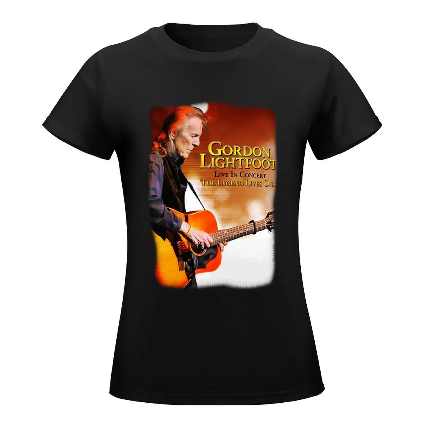 Gifts Idea Gordon Lightfoot Tour 2018 Concert Relaxed Fit Gift For Birthday T-Shirt funny lady clothes Woman fashion