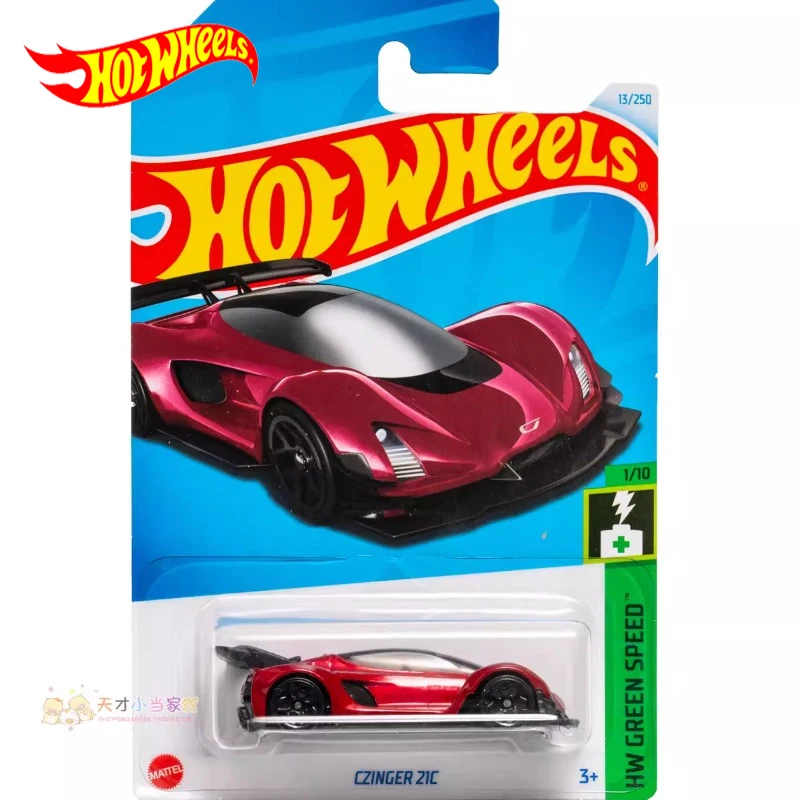 2024F Original Hot Wheels Car Czinger 21C 1/64 Diecast Toys for Boys Alloy Voiture Green Speed Model Collection Birthday Gift