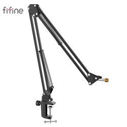 FIFINE Adjustable Microphone Suspension Boom Scissor Arm Stand for K688  K669 K670 K658 K678 K690,Ampligame A6V A8