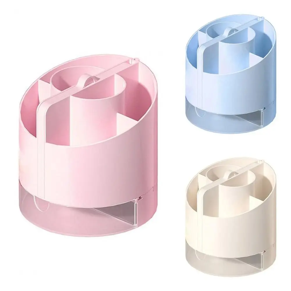 

6 Compartments 4-in-1 Pen Holder Stylish Compact Pencil Storage Box Multi-functional Tabletop Storage Stationery Organizer