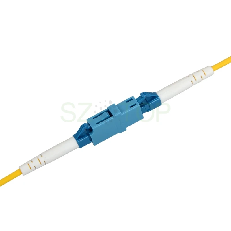 LC UPC Simplex NO ear adapter Fiber Optic connector FTTH Fiber Optic Adapter Single Mode Fiber Optical Coupler customized