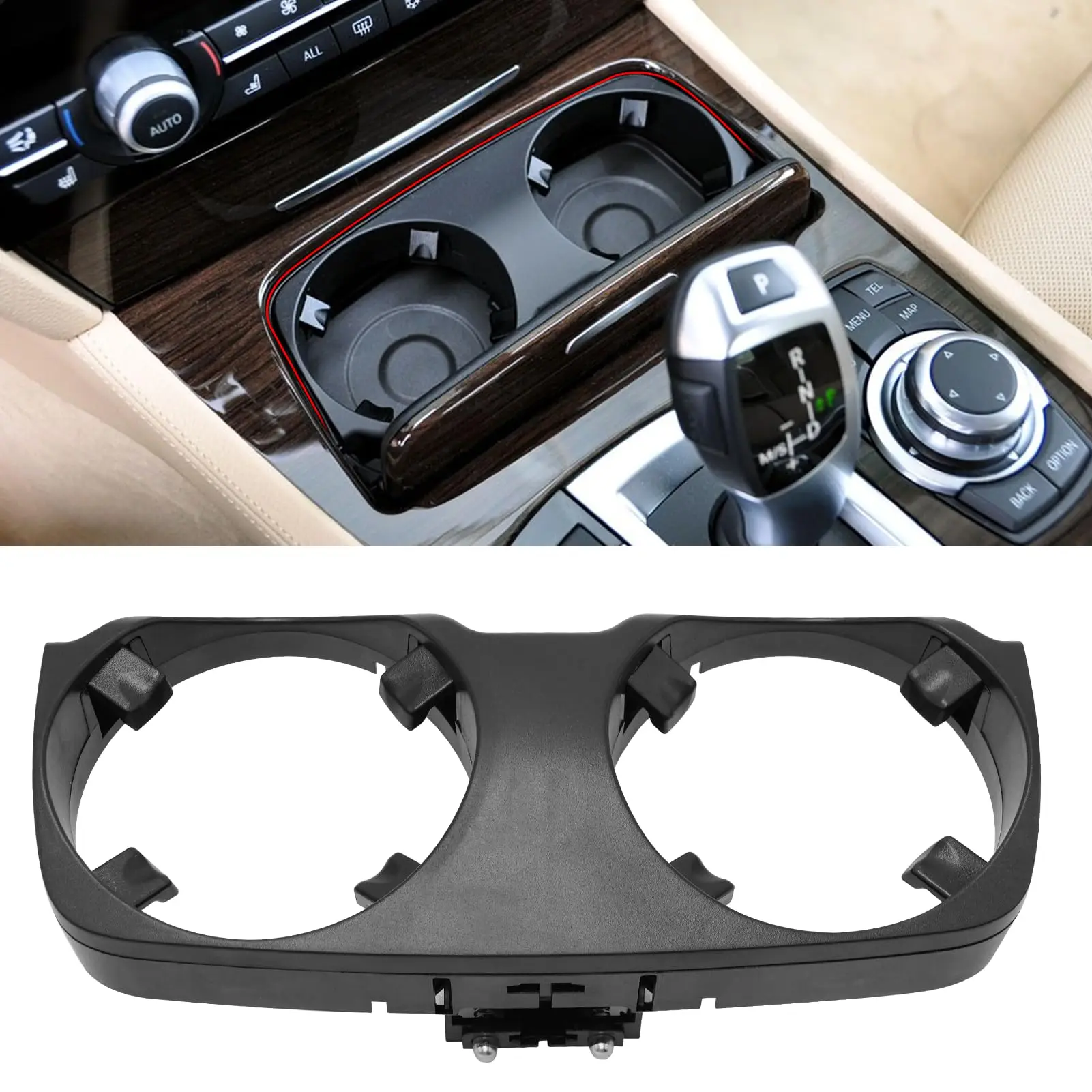 

7 Series F01 F02 F03 Cup Holder Trim Cover For Center Console 2008-2015
