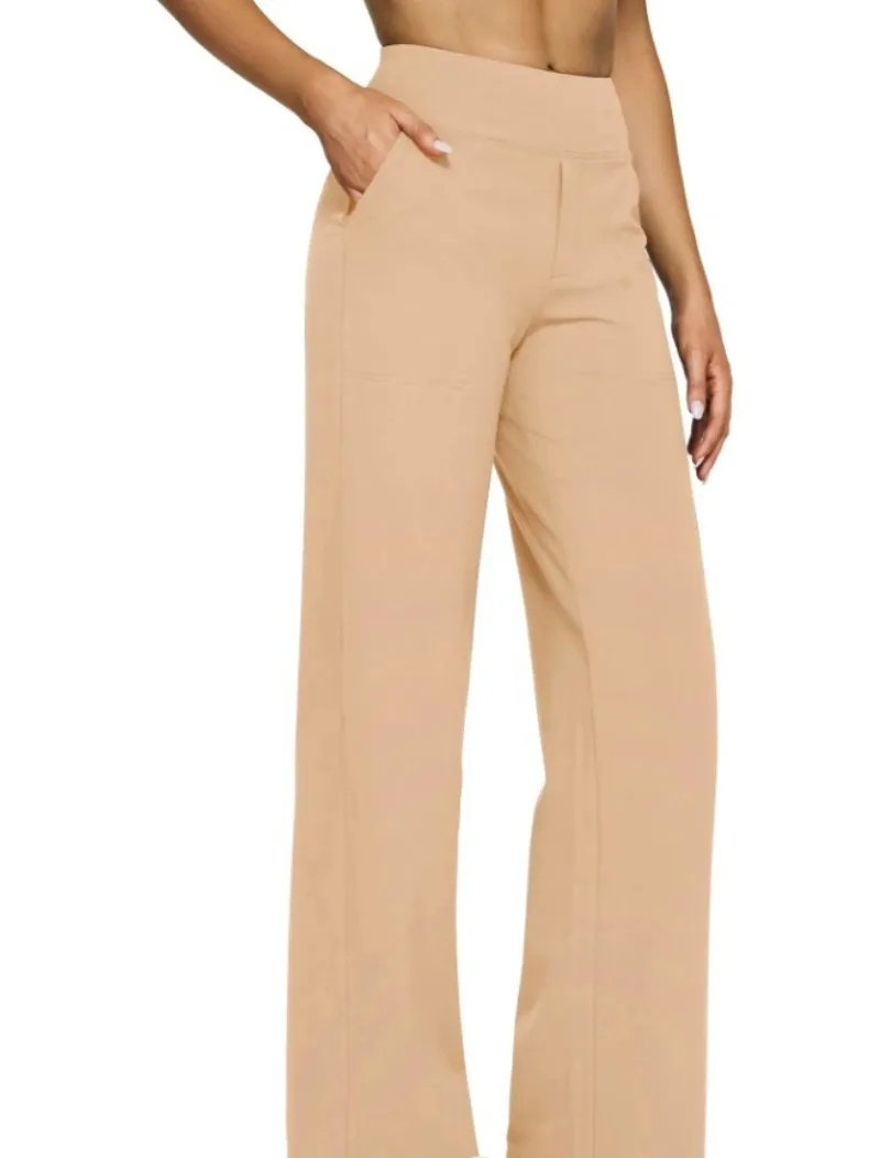 UNITIM Damen-Trainingshose mit weichen, geraden Beinen und Taschen, Yoga-Hose für Damen, lässige, gerade Hose mit hoher Taille, Sport, Yoga, Joggen – Detail 10