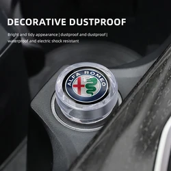 Car Lgnition Device Cover Auto Accessories Interior Dust Cover For Alfa Romeo 4C 159 Spider Giulia 156 Mito 147 8C Stelvio 166