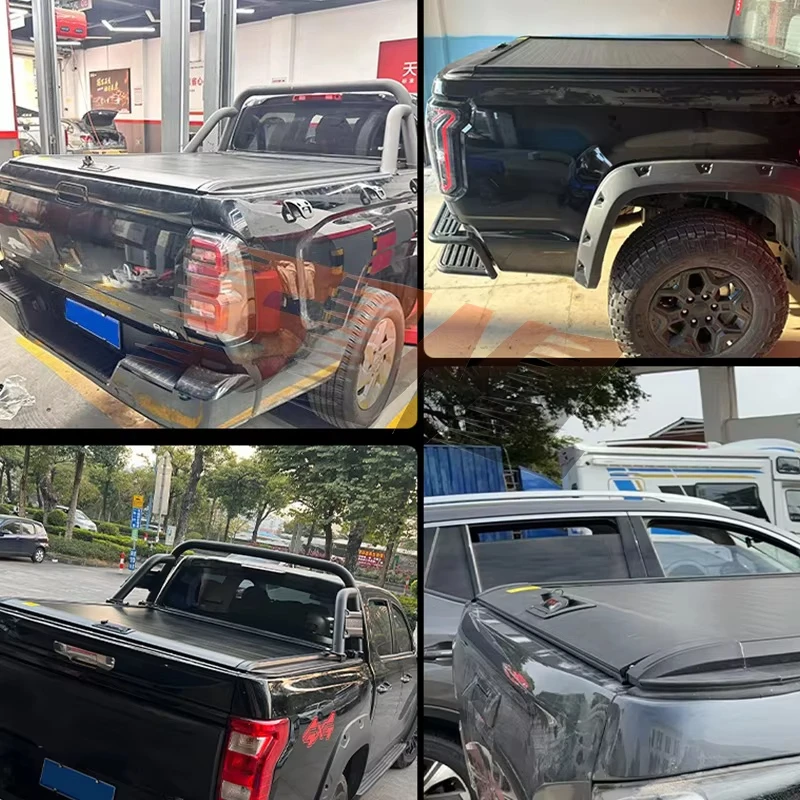 

Waterproof Lockable Retractable Aluminum Alloy Ranger Pickup Truck Bed Roller Lid Tonneau Cover