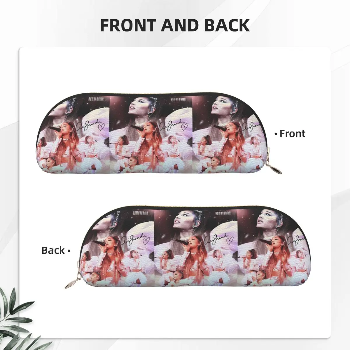 Astucci per matite vintage pop music Ariana Grande Portapenne Forniture per cancelleria Scatola per penne grande Astuccio per matite Ragazzo Ragazza