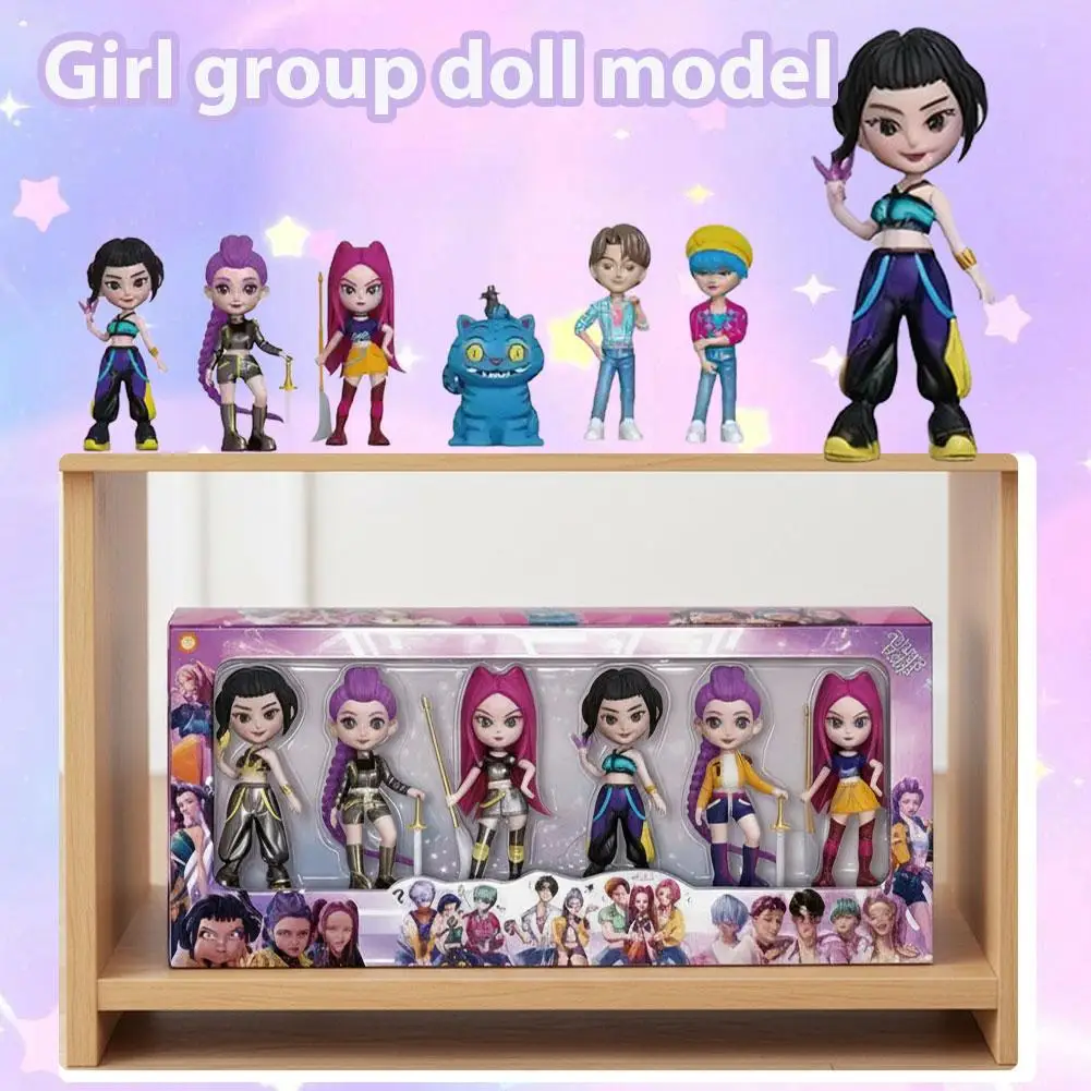 Demon Hunters-figura de Anime Kpop, modelo de caja ciega, juguete de dibujos animados, periféricos para juegos, decoración de escritorio, modelo de colección para regalo de chico