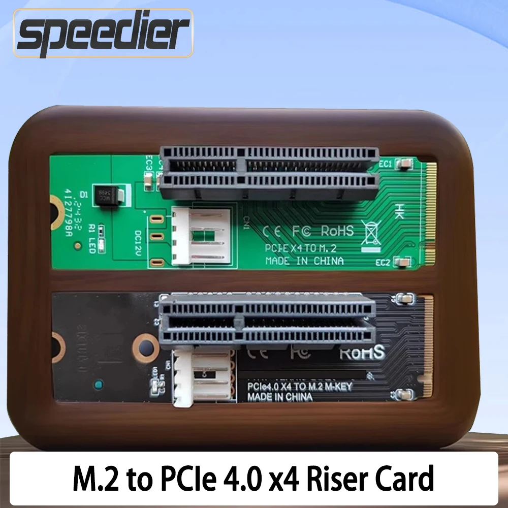 M.2 To PCIe Adapter Card  Supply Available Graphics Card Compatible External DMA for LaptopData Acquisition,with DC 12V/2A Power