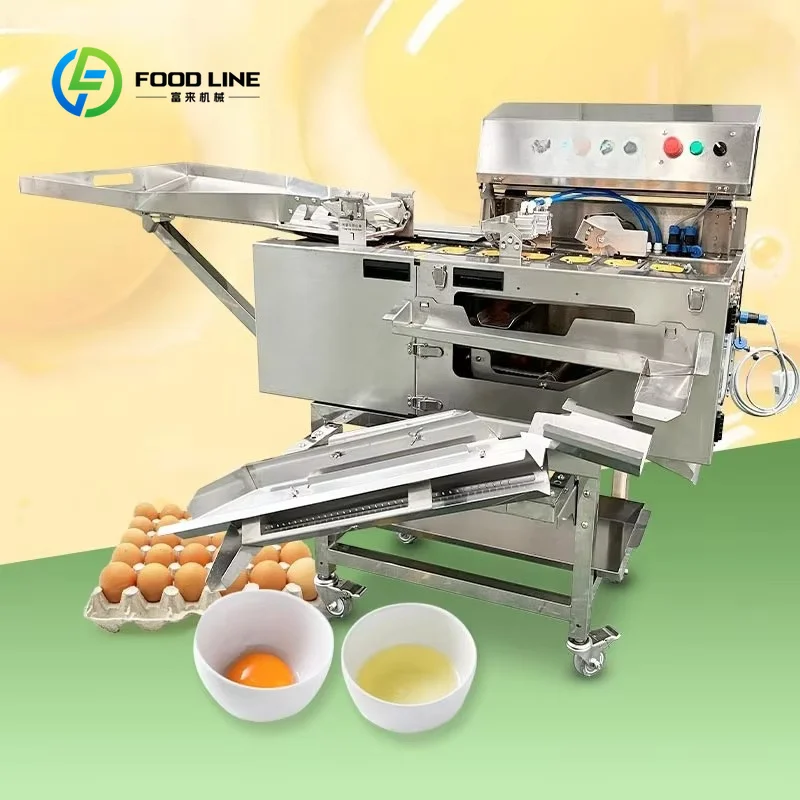 Industrial Egg Separator Machine Custom Commercial Full Line Break Beat Extract Egg White Yolk Liquid Egg Production Equipment