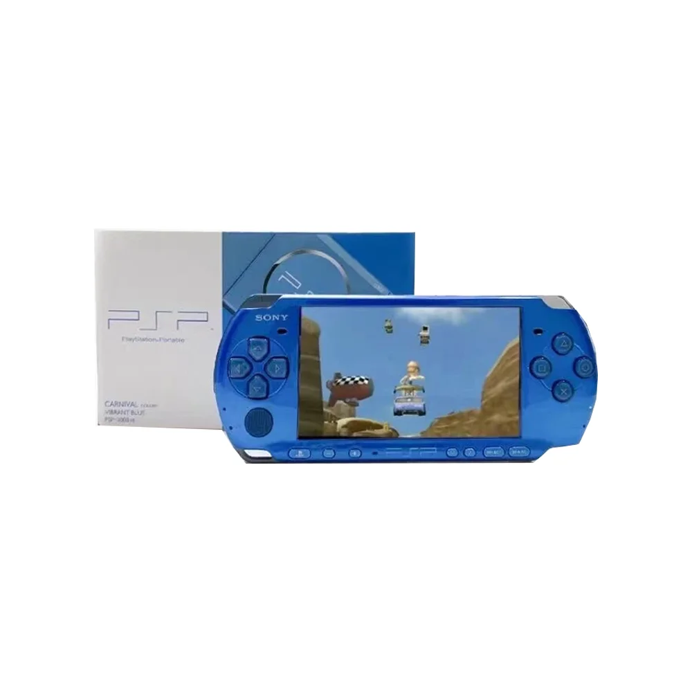 Original Refurbished PSP3000 Game Console  Available For Free Download And Pre Installed Games，PSP3000 Has A Rich And Colorful