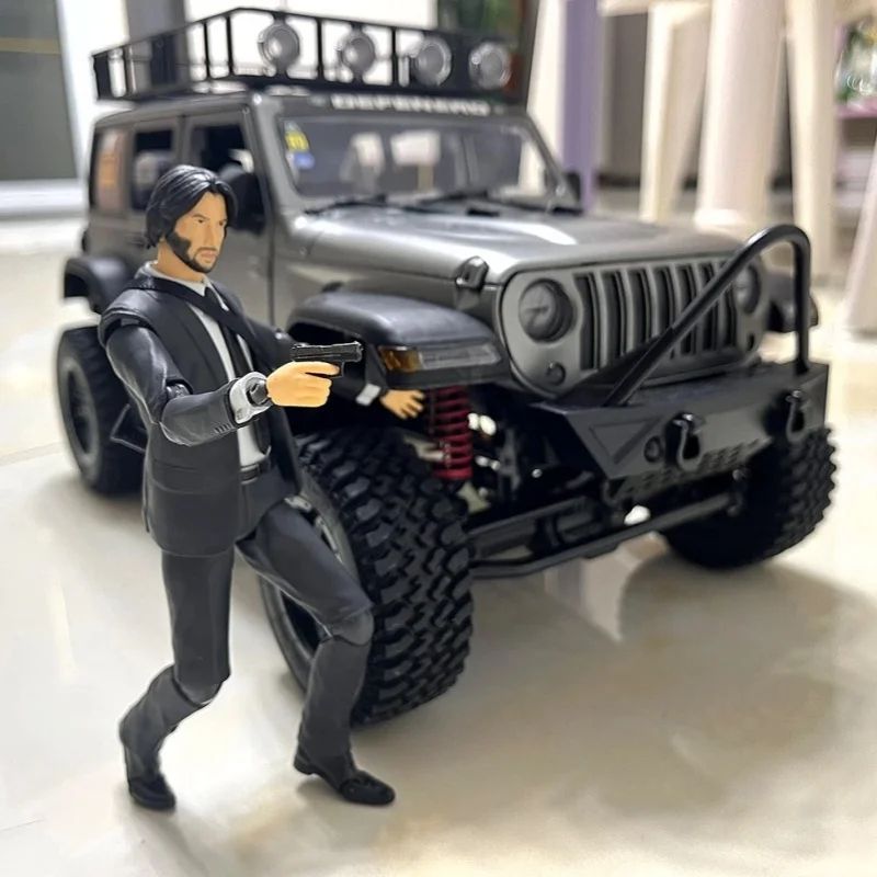 16cm john wick figura de ação modelo brinquedo pvc cão keanu reeves figura de ação estátua desktop coleção decoração presentes da criança