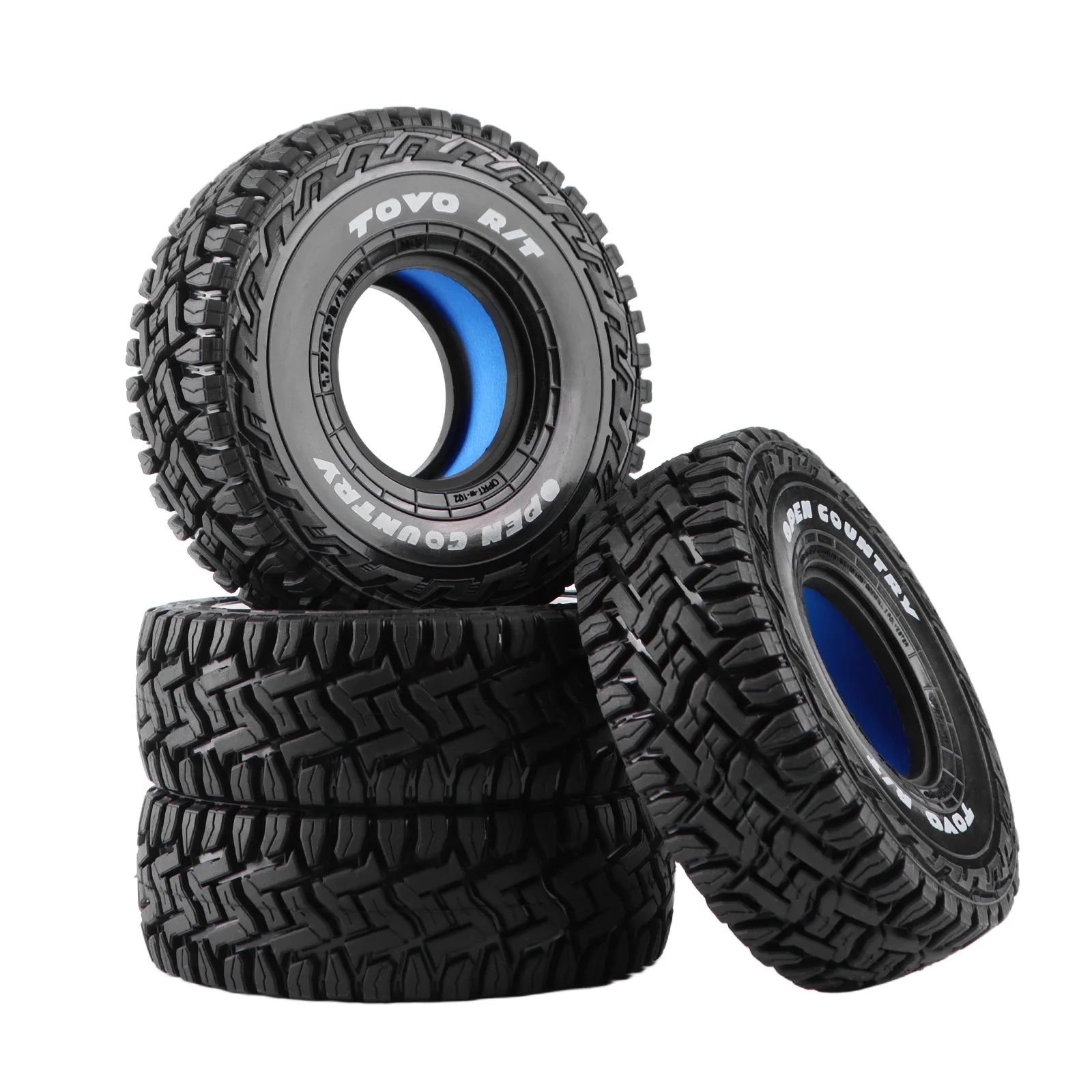 

1.9 Inch RC Rock Crawler Tires Butyl Rubber Construction with Enhanced Inner Liner&Compound for 1/10 SCX10, TRX4, GEN7 Upgrades