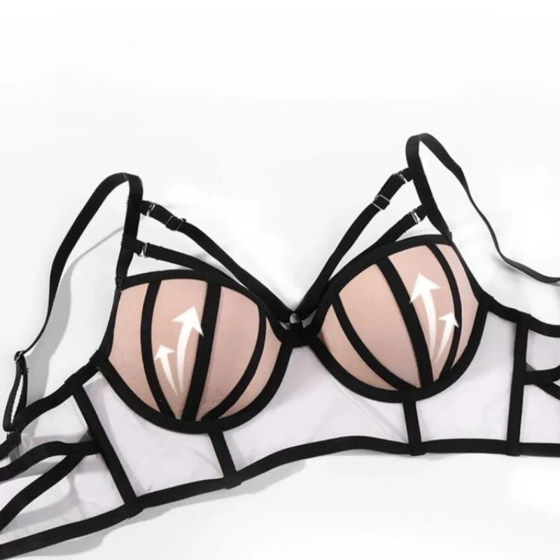Hot Sexy  Brief Sets Women's Underwear Set Push-up Bra Panty Sets Comfort Brassiere Adjustable Straps Gathered Lingerie Set