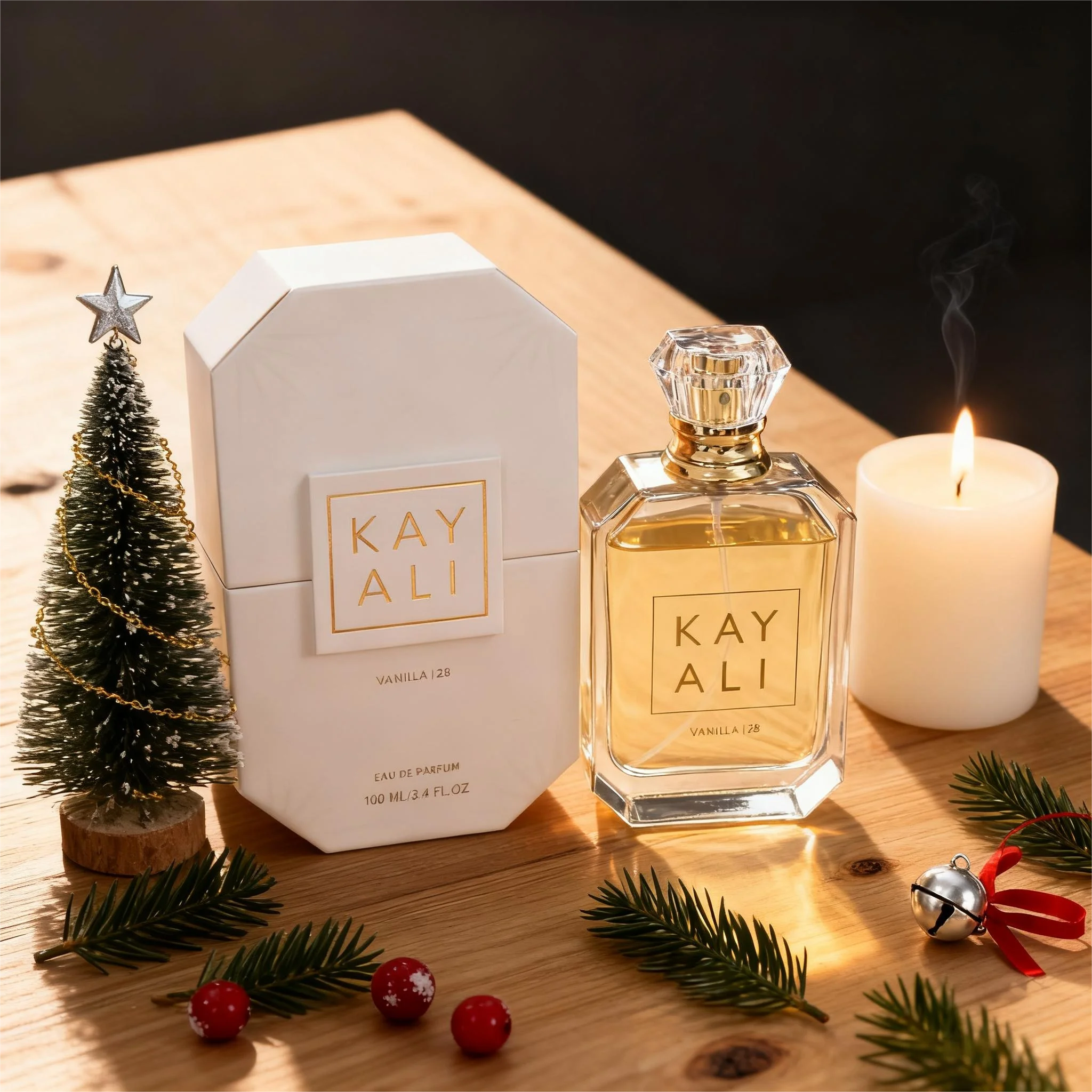 

Kay Ali Vanilla 28 Eau de Parfum, 100ml, Warm Vanilla Scent, Elegant Bottle, Women's Fragrance