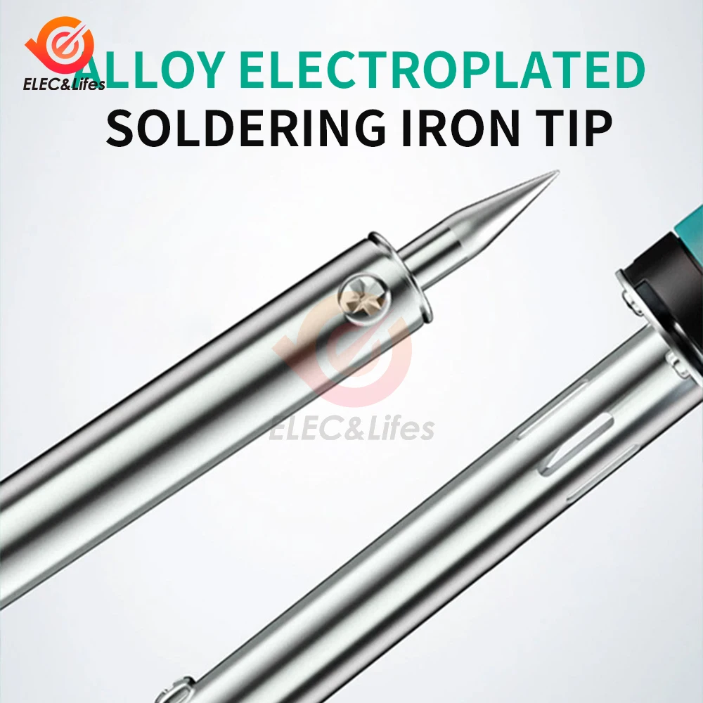 New Adjustable Temperature Electric Soldering Iron 220V 110V 60W Welding Solder Rework Station Heat Pencil Tips Repair Tools