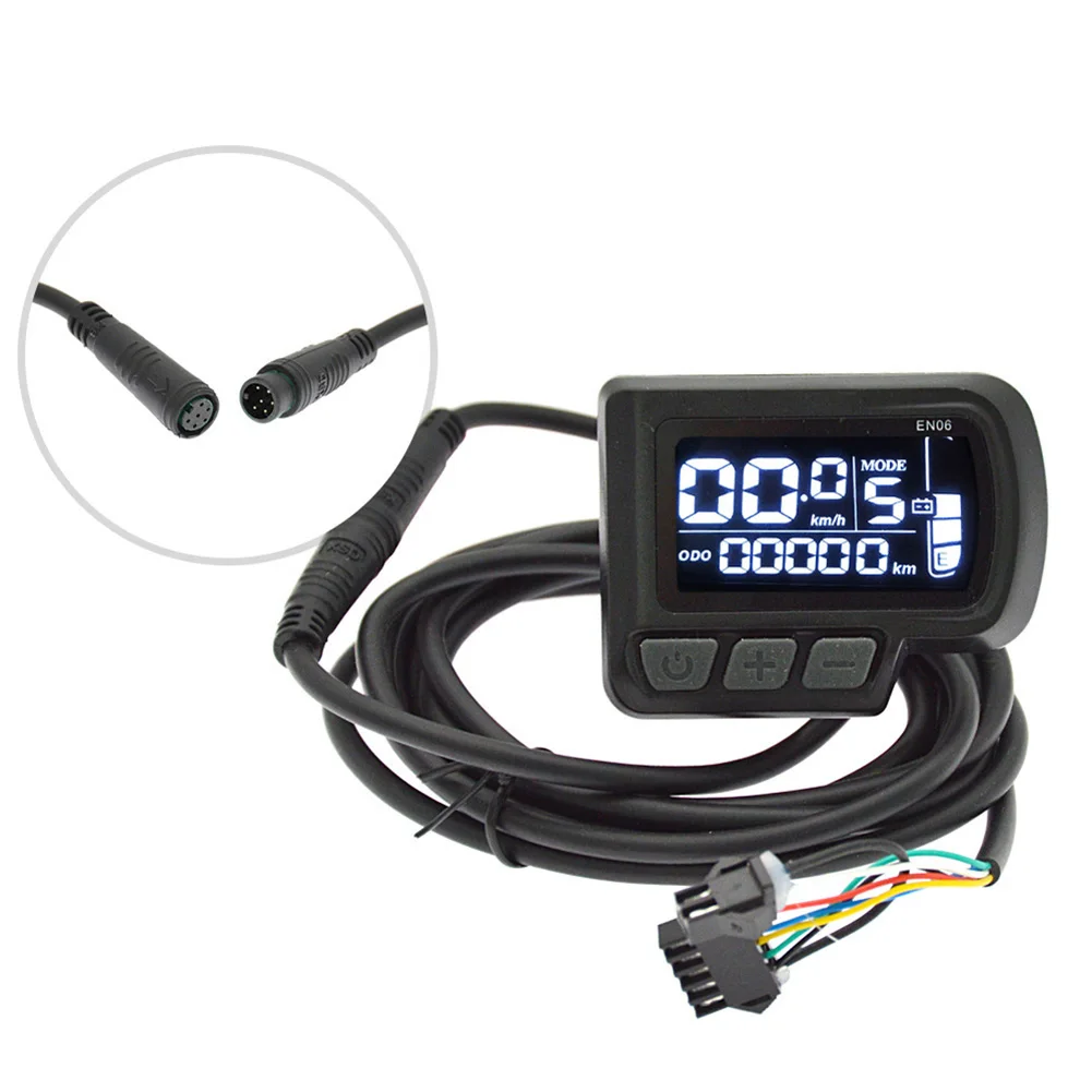 Topiky Écran LCD EN06 Vélo Électrique 24V 36V 48V – Compteur Vitesse + USB Étanche