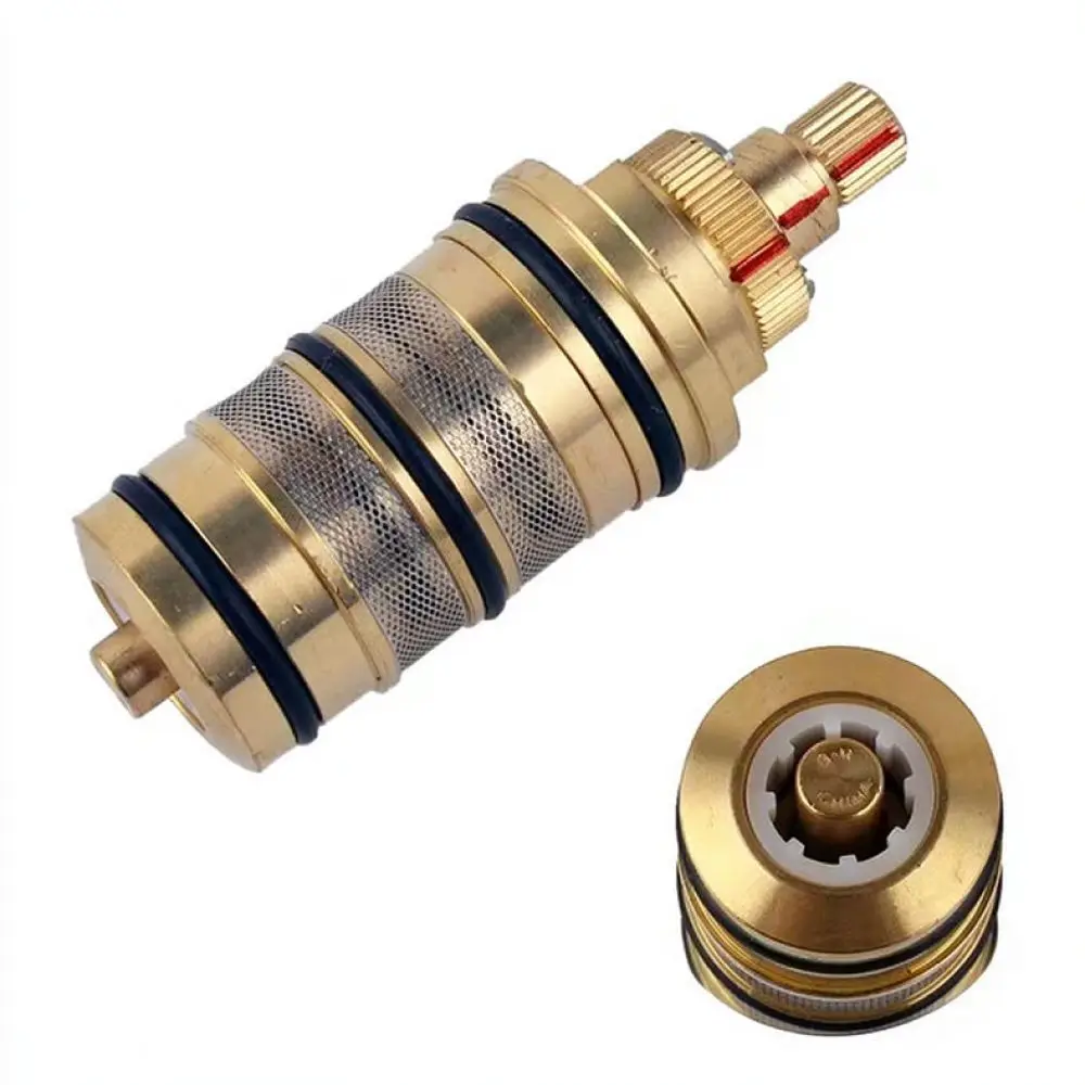 Shower Faucet Thermostatic Brass Mixing Valve For For Flola Temperature Control Repair Replacement Spool Kit