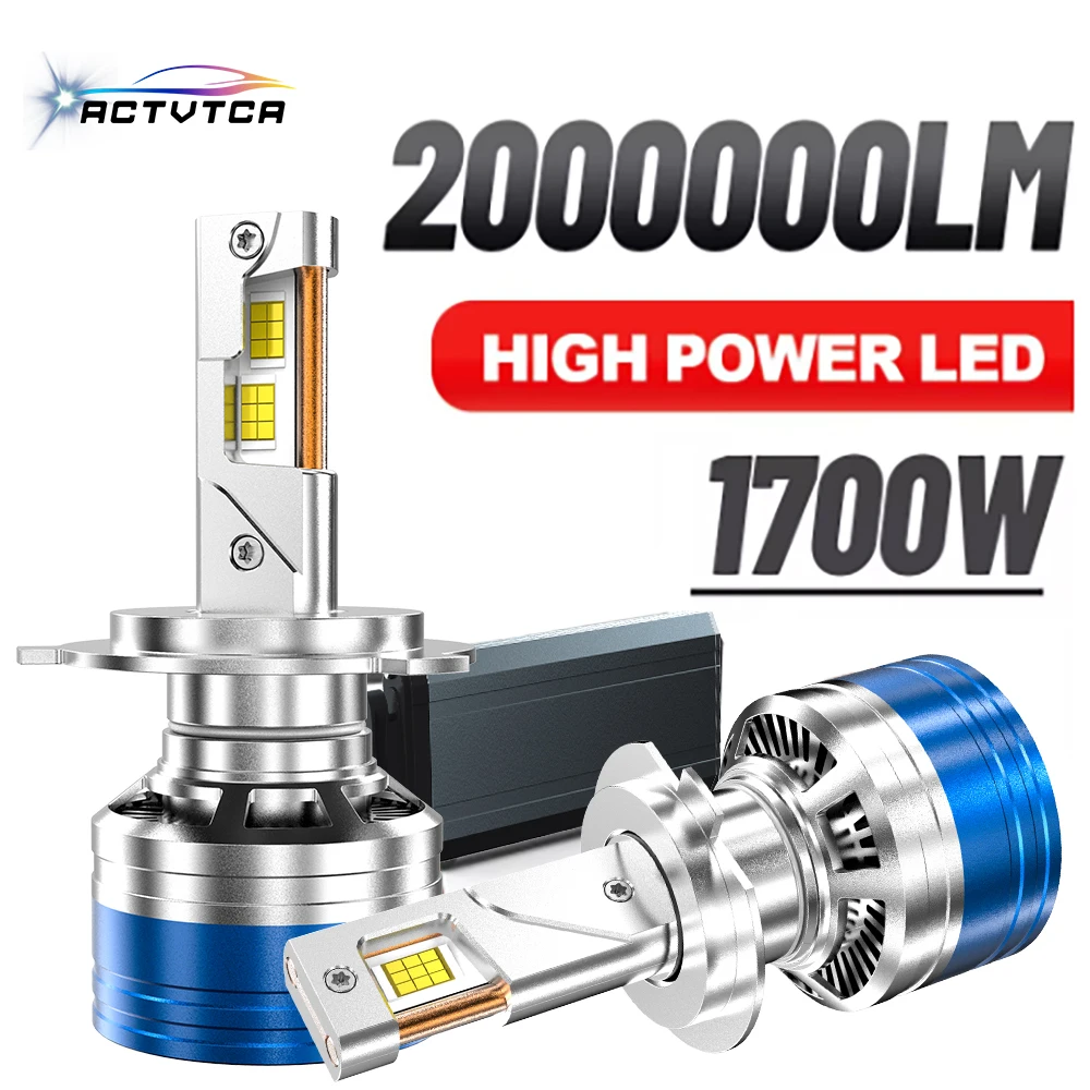 H7 LED Headlight 2000000LM High Power Canbus CSP H4 H1 H11 H9 H8 9005 HB3 9006 HB4 9012 Car Bulbs 6000K Turbo Lamp Fog Light 12V