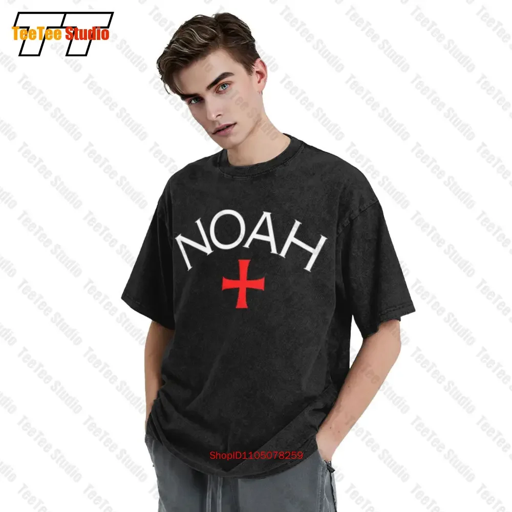 Noah Core Logonavy Fw17  Unisex T-Shirt OXUA retro Clothes