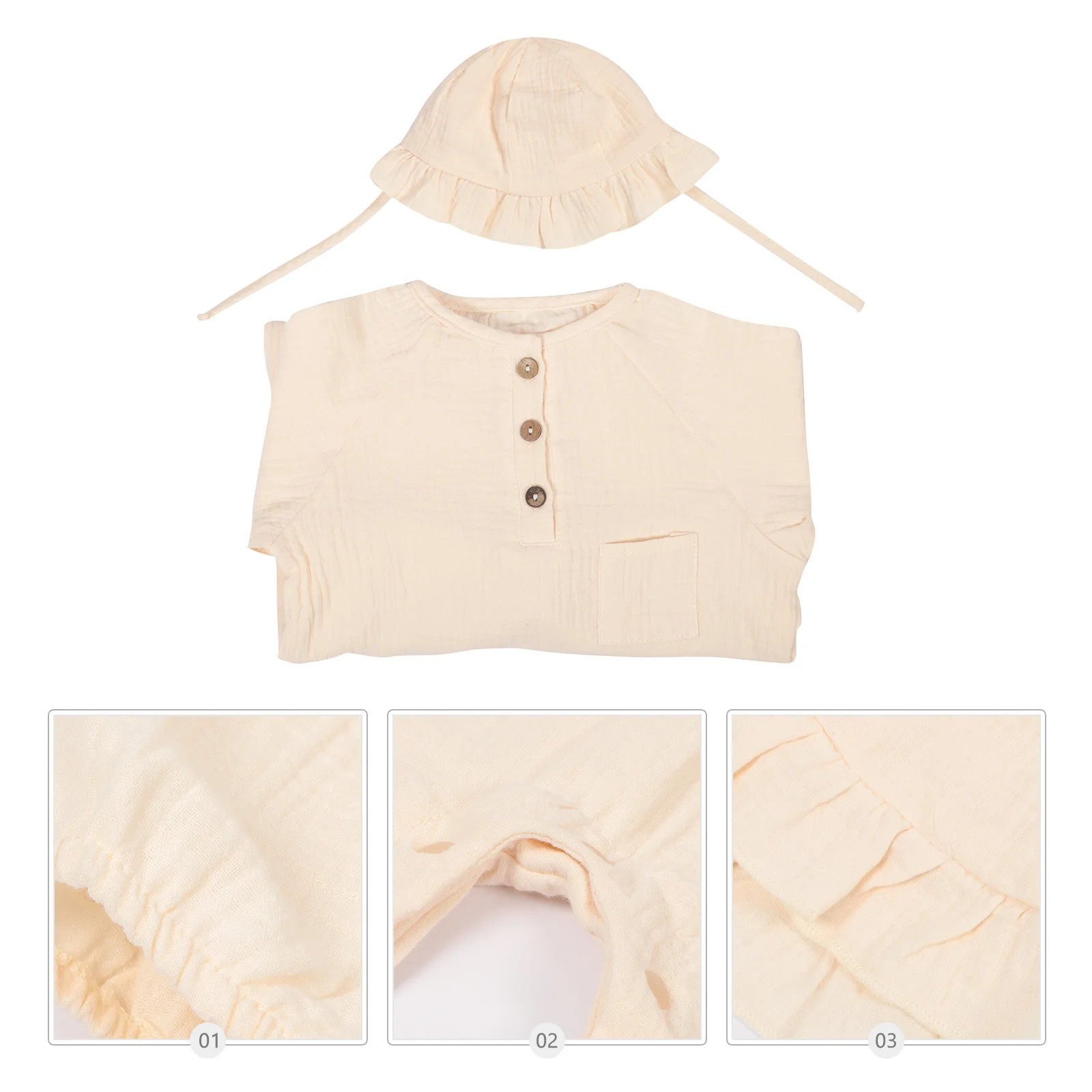 

1Set Long Sleeve Baby Romper Infant Cotton Bodysuit Soft Skin Friendly Toddler Baby Fall Outfit Boy Girl Jumpsuits