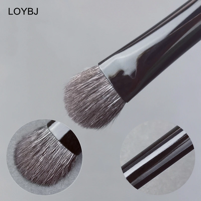 LOYBJ 1pcs Goat Hair Eye Makeup Brushes Professional Eyeshadow Brush Eye Contour Detail Cosmetic Blending Blooming Make Up Brush