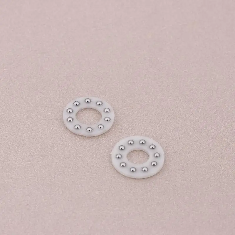 10 Stück Mini-Stahlkugellager, Axiallager aus Kunststoff und Gummi, für Klappmesser-Werkzeugzubehör – Detail 5