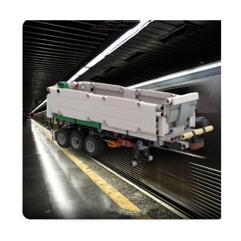 

В наличии: новый продукт — конструктор MOC из 389 деталей, креативный грузовик с прицепом и грузовым отсеком, мелкие строительные блоки, развивающая игрушка.