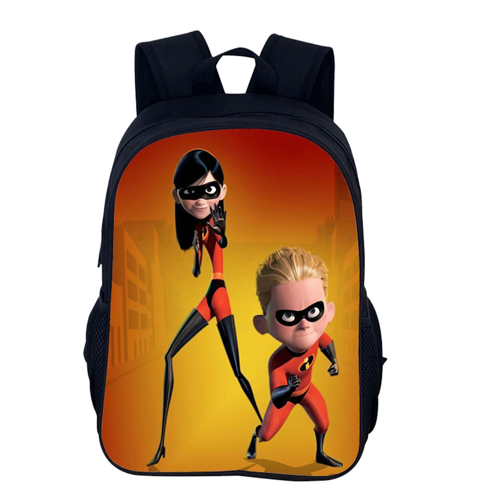 Student Daily Use School Bookbag,The Incredibles Classic Casual Backpack Waterproof Rucksack for Boy Girl