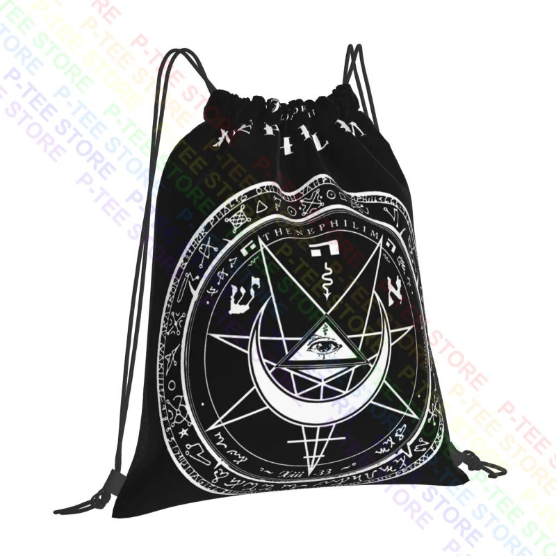 Fields Of The Nephilim Logo Drawstring Bags Gym Bag Cute Swimming Sports Style School Sport Bag