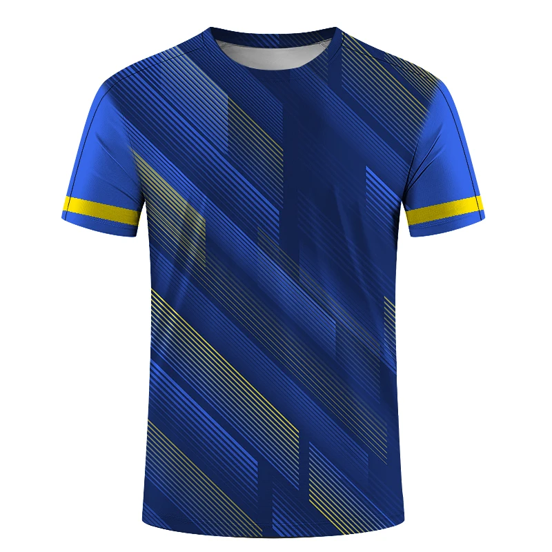 Badminton Table Tennis Training Clothes Men Women Sports Leisure Comfortable Quick Drying DIY LOGO Round Neck Short Sleeve Tees