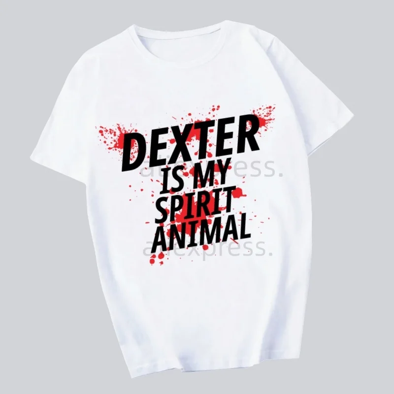 

Dexter Morgan New Fashion Hip Hop T Shirt Men Women Harajuku T-Shirts Print Tees Tops