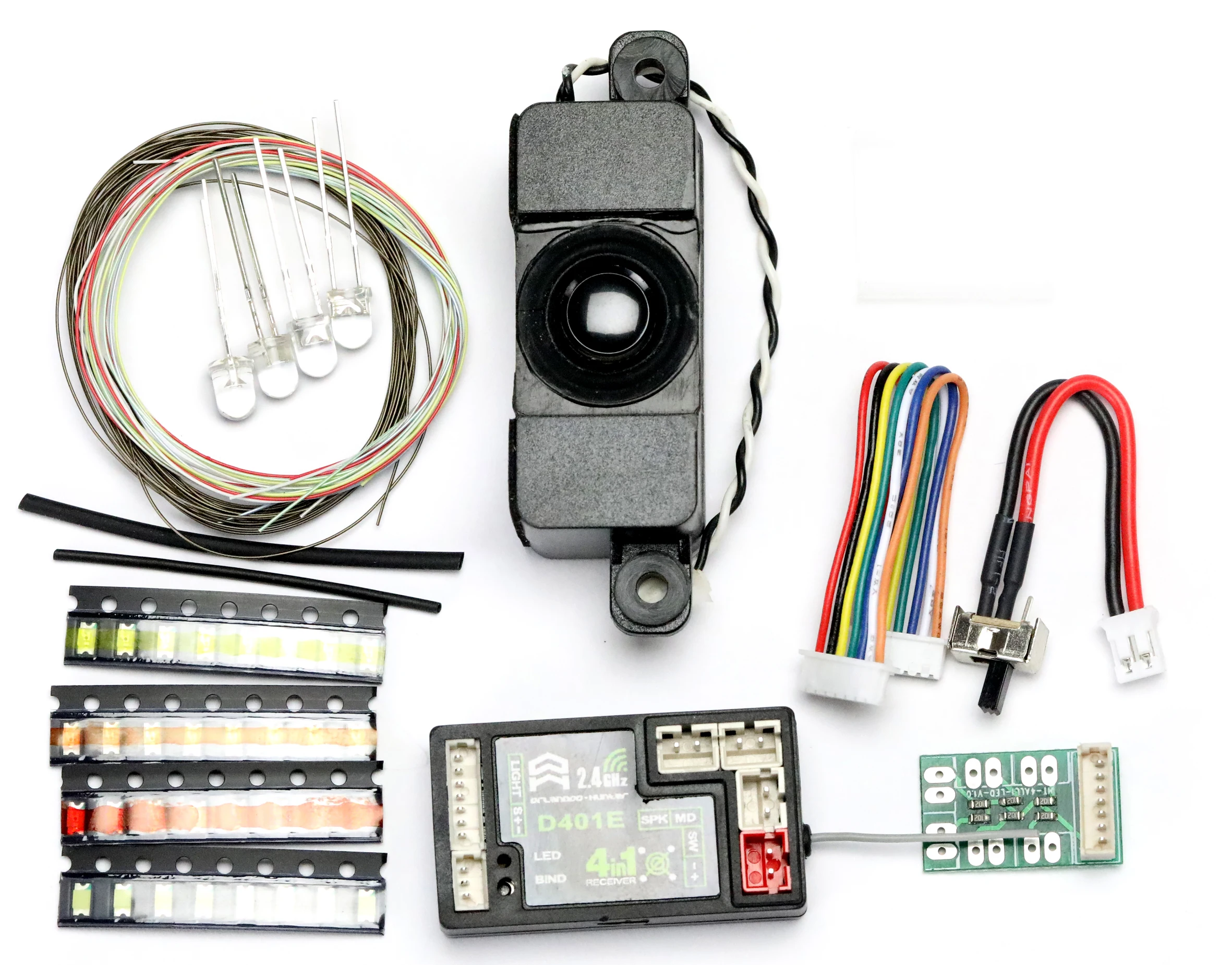 The Remote Control Light Group Sound Group Integrates 2 Kinds Of Sounds For Orlandoo Hunt Model D4L 2.4G 4 In 1