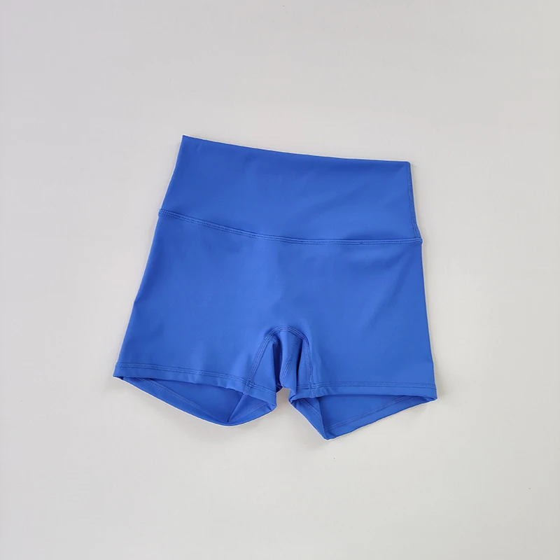 Yoga-Sportshorts, eng anliegende, elastische Dreiteilhose, hautfreundliches Gefühl, hohe Taille, hüftformend, schnelltrocknende Yoga-Hotpants – Detail 14