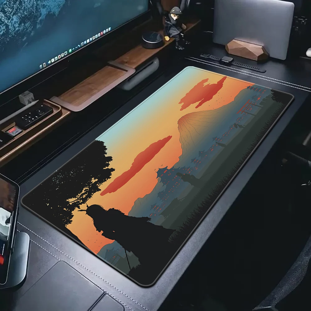 

Firewatch Mouse Pad XXL Rubber Deep Forest Large Mousepad Gamer Non-Slip Art Desk Mat Computer Laptop Pads 90x40cm Keyboard Mats