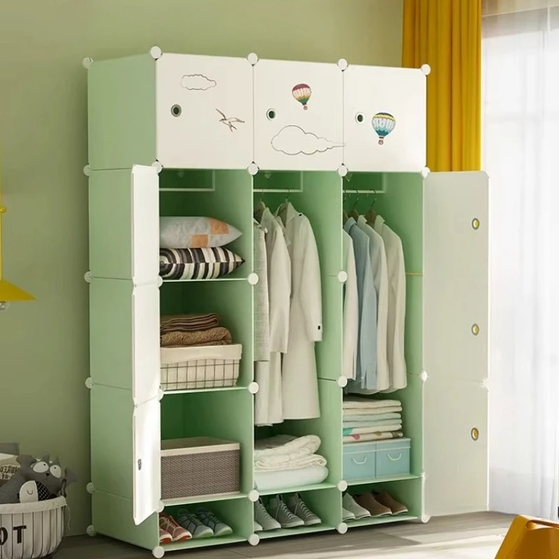 Nordic Minimalist Wardrobe Modern Simple Clothes Cupboard Partitions Wardrobe Storage Organizer Guarda Roupa Furniture For Room