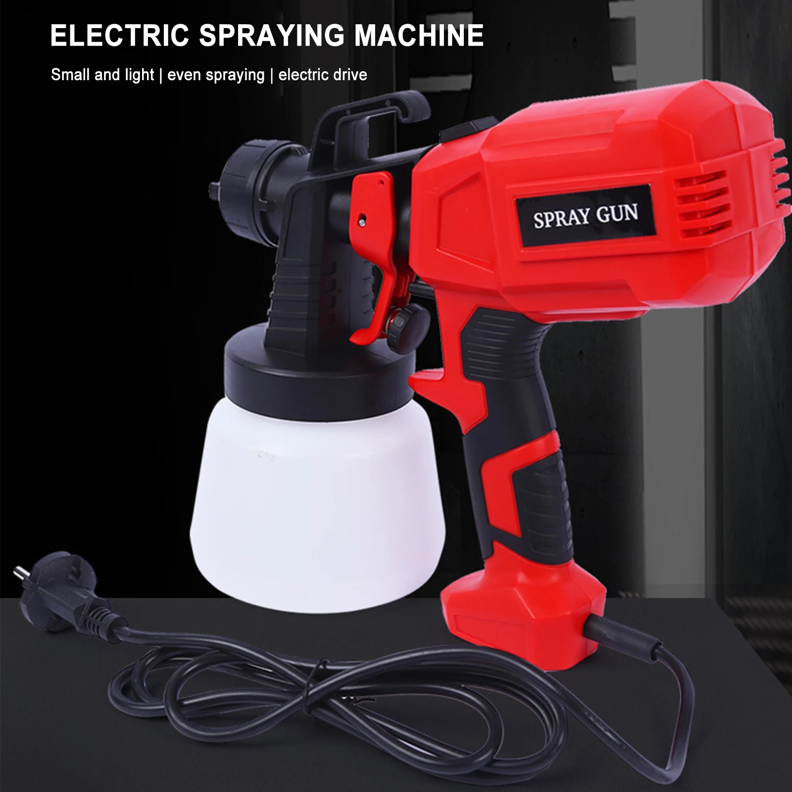 Electric Spray Gun 550w 220v High Power Paint Sprayer Home Electric Airbrush 800ml Large Capacity Easy Spraying For Home Diy