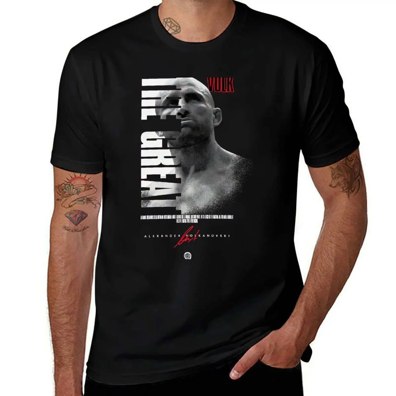 Alexander Volkanovski retro T-Shirt Work Outdoor Short Sleeve Tee T-Shirt