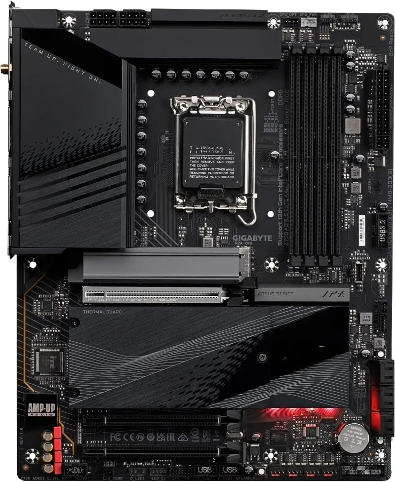 Z790 AORUS Elite AX (LGA 1700/ Z790/ ATX/ DDR5/ Quad M.2/ PCIe 5.0/ USB 3.2 Gen2X2 Type-C/WiFi 6E/2.5GbE L