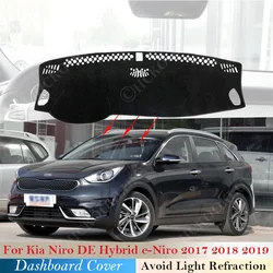 Dashboard Cover Dash Board Mat Carpet for Kia Niro DE Hybrid e-Niro 2017 2018 2019 Pad Sunshade Cushion Anti-UV Car Accessories