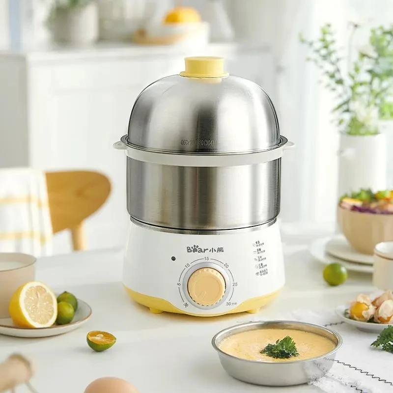 360W Electric Egg Boiler Automatic Steamer Multicooker Breakfast Machine Egg Cooker Staineless Steel Food Warmer 14 Eggs Steamer