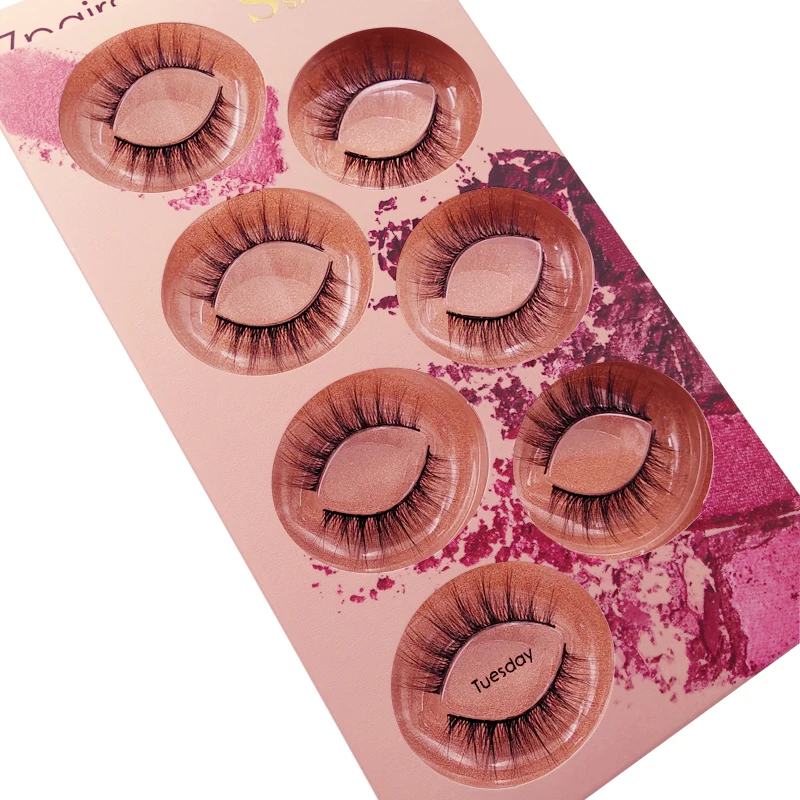 YSDO 3D mink makeup eyelashes 7 pairs hand made fluffy maquilagem mink lashes natural false eyelashes thick fake lashes cilios