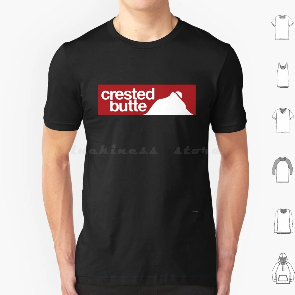 Crested Butte Mountain Resort , Colorado T Shirt Cotton Men Women DIY Print Crested Butte Ski Resort Snowboard Resort Colorado