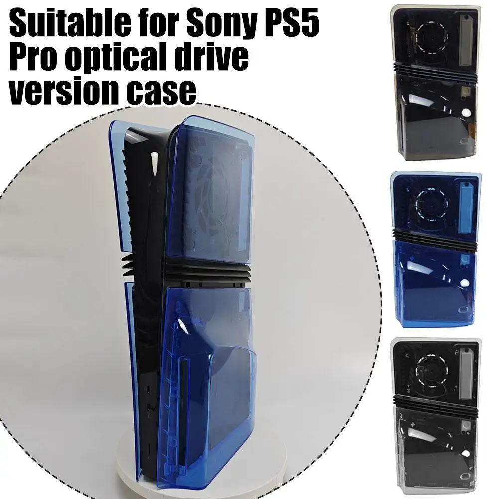 Für Sony PS5 Pro ABS Ersatz Platte Für PlayStation 5 Pro Disc Edition Schutzhülle Frontplatte Shell
