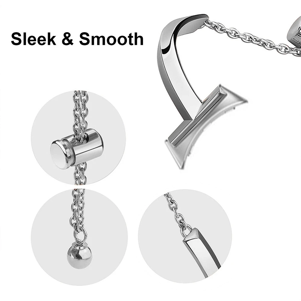 Compatible with Google Pixel Watch 1 metal t-strap Pixel watch 2 snap-chain quick adjustment tool-free women\'s strap
