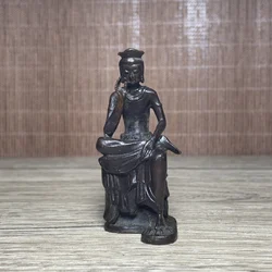 무료 배송 관음 부처님 동상, 청동 6.2 cm