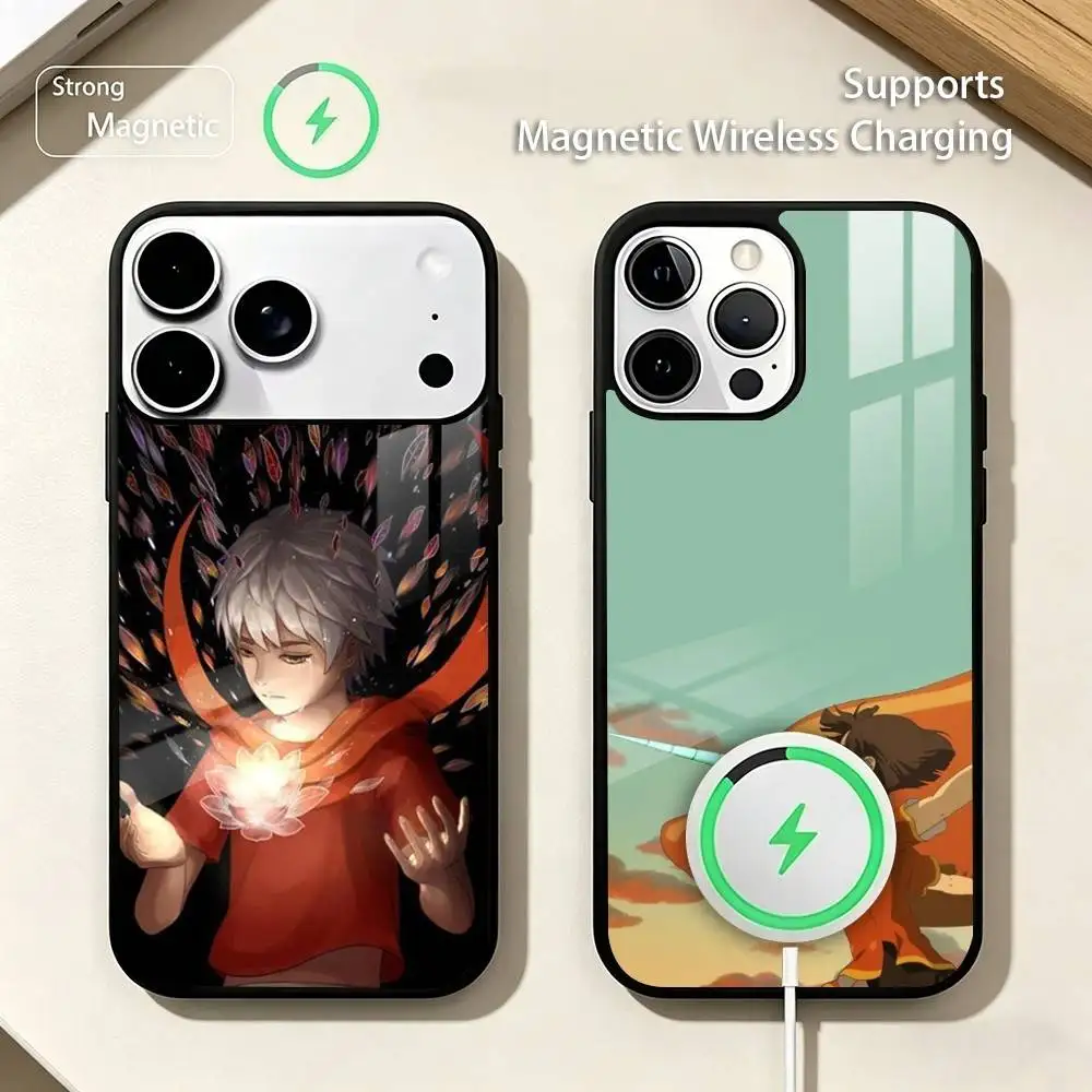 

Movie B-Big Fish & Begonia Phone Case For iPhone17,16,15,14,13,12,11 Plus,Pro Compatible with magnetic wireless charging